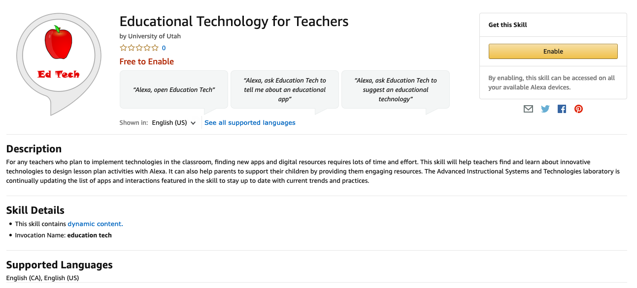 Educational Technology for Teachers