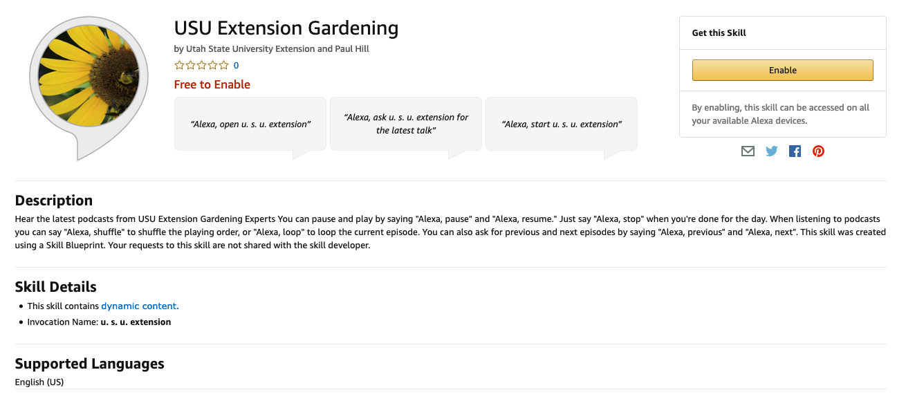 USU Extension Gardening
